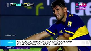 Carlos Zambrano sumó su segundo título con Boca Juniors 