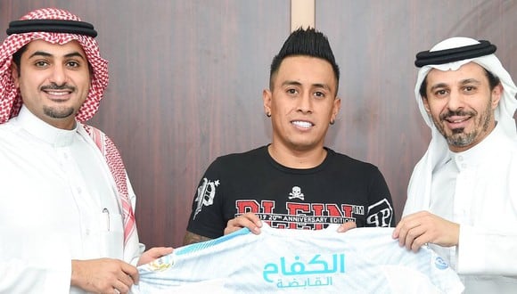 Cueva renovó su contrato con Al Fateh hasta la temporada 2023. (Foto: Al Fateh)