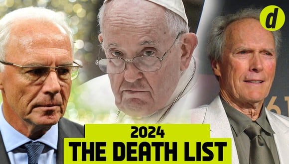 Conoce a los famosos que aparecen en la Death List para este 2024 (Foto: Depor)