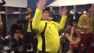 ¡Locura total! Así celebró Maradona y el plantel de Dorados el pase a la final del Ascenso MX [VIDEO]