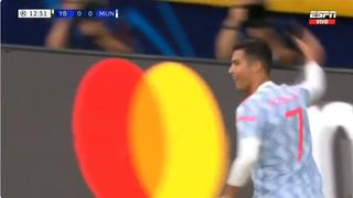 ¡Es Míster Champions! Cristiano Ronaldo marcó el gol del 1-0 de United vs. Young Boys [VIDEO]