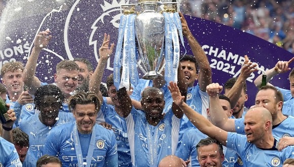Manchester City volvió a coronarse campeón de la Premier League. (Foto: EFE)