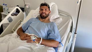 Intervención exitosa: ‘Kun’ Agüero anunció que operación en la rodilla “salió bien”