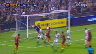 La gran atajada que hizo Leao Butrón en el primer minuto ante Barcelona SC [VIDEO]