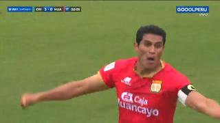 Llegó el descuento: gol de Víctor Balta que decreta el 3-1 del S. Cristal vs. Huancayo [VIDEO]