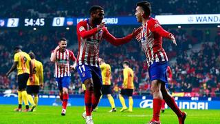 A octavos de final: Atlético de Madrid goleó 4-0 al Sant Andreu por la Copa del Rey 2018-19