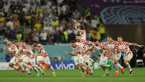 Brasil vs. Croacia en partido por cuartos de final del Mundial Qatar 2022. (Foto: AFP)