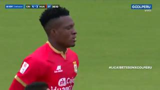 Para ponerle emoción: Víctor Perlaza anotó el 4-3 de S. Huancayo vs. Sporting Cristal [VIDEO]