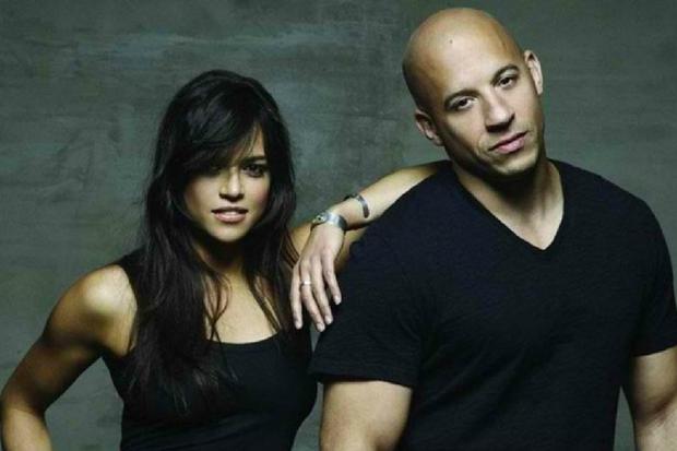 Michelle Rodríguez y Vin Diesel son protagonistas de "Rápidos y Furiosos" (Foto: Universal Pictures)