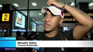 Renato Tapia volvió al Perú y habló del interés de Boca Juniors por tenerlo [VIDEO]