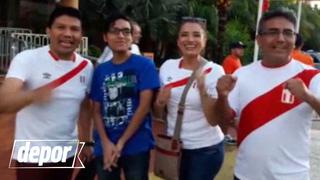 Conoce a los primeros hinchas que ya se encuentran en Maturín para alentar a la Selección Peruana