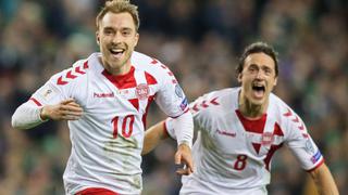 Dinamarca goleó 5-1 a Irlanda y consiguió su boleto al Mundial de Rusia 2018