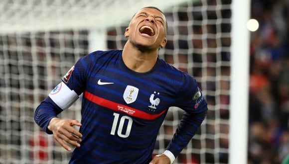 Kylian Mbappé marcó cuatro goles en la victoria (8-0) sobre Kazajistán. (Foto: AFP)