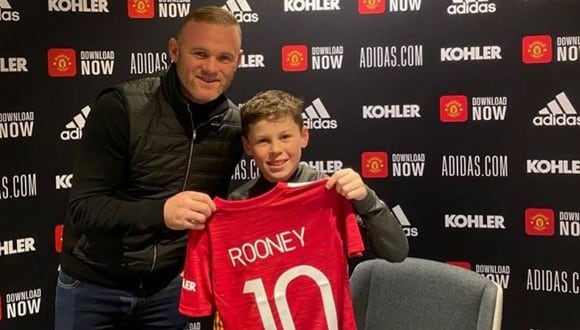 Kai Rooney tiene 11 años y se ha unido a las canteras del Manchester United. (Instagram)