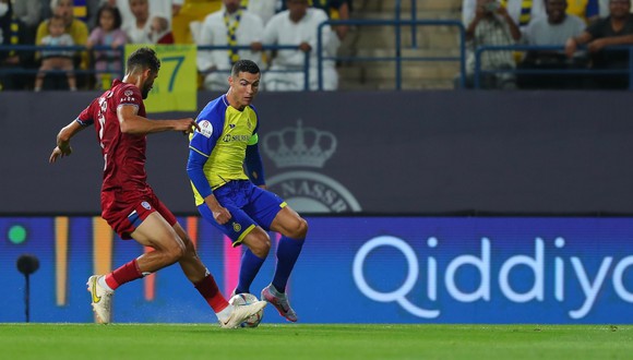 Con gol de tiro libre de Cristiano Ronaldo, Al Nassr venció a Abha y sigue en la lucha por el título. (Foto: Al Nassr)