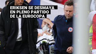 Eurocopa 2020: Eriksen se desploma de forma sorpresiva en pleno partido de la Eurocopa