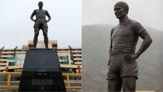 ¡Monumental! Universitario de Deportes presentó la nueva estatua de ‘Lolo’ Fernández [FOTOS]