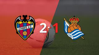 Levante consiguió una victoria en casa por 2 a 1 ante Real Sociedad