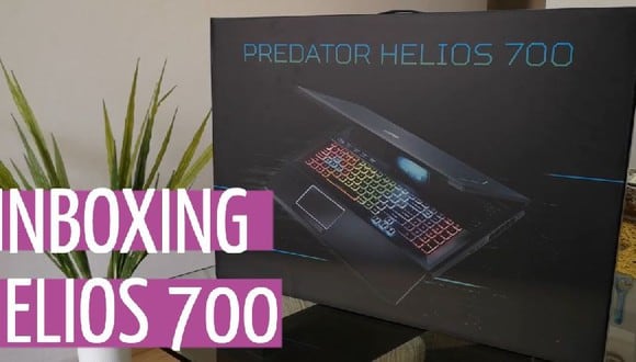 ¡Unboxing de la Predator Helios 700! Mira lo que trae la caja de la laptop de Acer