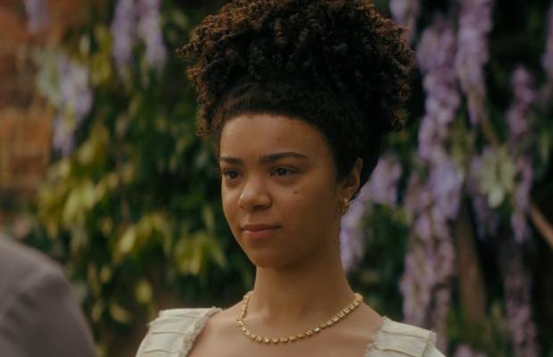 India Amarteifio plays the young version of Queen Charlotte in the spin-off of "Bridgerton" (Photo: Netflix)