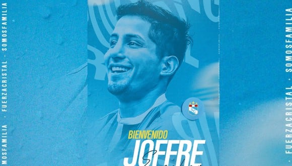 Sporting Cristal anunció la incorporación de Joffre Escobar (Foto: prensa SC)