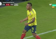 ¿Entró? Alfredo Morelos marcó polémico gol y le dio la victoria a Colombia en la última jugada del partido [VIDEO]