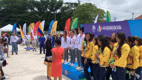 Equipo peruano femenino de polo acuático ganó la medalla de oro en Valledupar 2022. (Video: IPD)