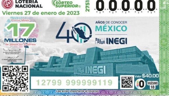 No pierdas tiempo y revisa los números ganadores y resultados, del martes 27 de enero, del Sorteo Mayor de la Lotería Nacional de México.