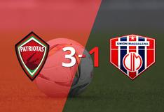 Patriotas FC logró sacar el triunfo ante U. Magdalena con triplete de Cristian Barrios