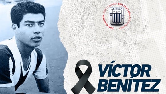 El club íntimo recordó que Víctor Benítez salió campeón con la camiseta blanquiazul en el torneo peruano. (Foto: Alianza Lima)