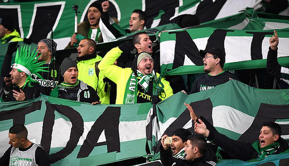 Medellín invadió Japón: la hinchada 'verdolaga' y su aliento al Atlético Nacional. (Getty Images)