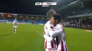 Volvió al gol: Edison Flores anotó en la victoria del Aalborg