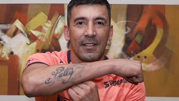 Edgar Benítez: “Jugar contra Alianza Lima va a ser una sensación muy linda, los llevo en el corazón”. (foto: GEC)
