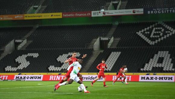 El duelo entre Borussia Mönchengladbach y Colonia fue el único que se jugó a puertas cerradas, el pasado 11 de marzo. (Foto: AFP)