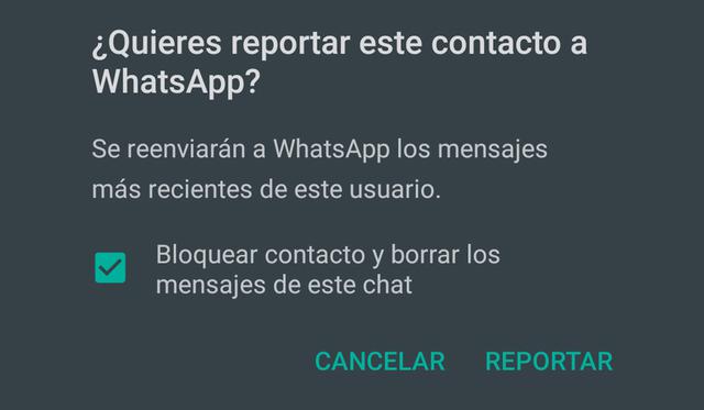 Now this will appear on WhatsApp when you report to someone.  (Photo: WhatsApp)
