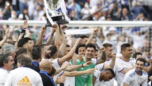 Real Madrid venció 4-0 a Espanyol y se coronó campeón de LaLiga Santander 2022.