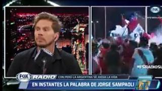 Miles de peruanos fueron a recibir a la Selección y FOX Sports quedó estupefacto ante la bienvenida