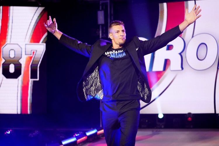 Rob Gronkowski, exjugador de la NFL: “Es un honor formar parte del primer WrestleMania de dos noches". (WWE)