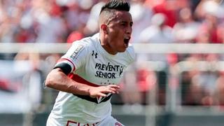 Milimétrico: la asistencia de Cueva para la remontada del Sao Paulo