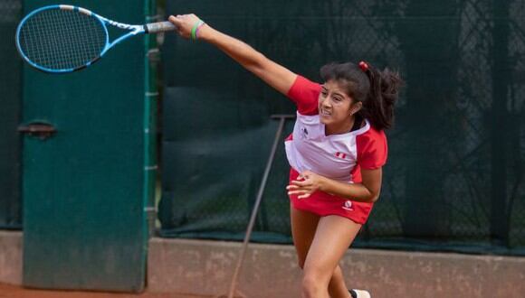 Dana Guzmán fue la tenista más destacadas del Mundial Juvenil de Tenis de Barranquilla. (Foto: IPD)