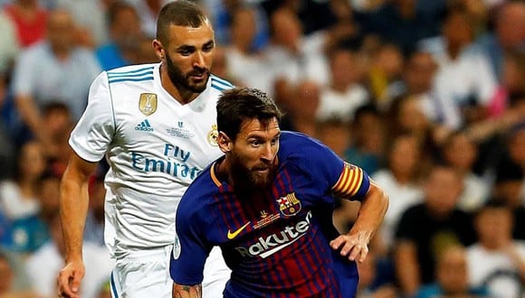 La esperanza goleadora de Barcelona y Real Madrid está puesta en Lionel Messi y Karim Benzema, respectivamente. (Foto: EFE)