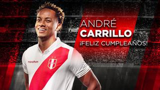 André Carrillo está de cumpleaños y esperar celebrar en la Copa América