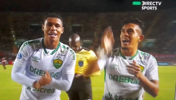 El gol del empate en el Melgar vs. Cuiabá (Captura)