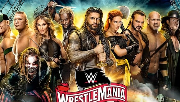 WrestleMania 36 cuenta hasta el momento con ocho peleas. (Foto: WWE / Twitter @sunbabe08)