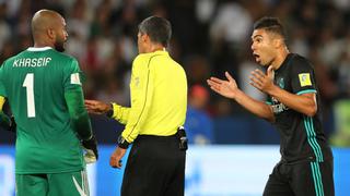 Por fin se hizo una: el VAR acertó y le anuló gol a Casemiro frente al Al Jazira