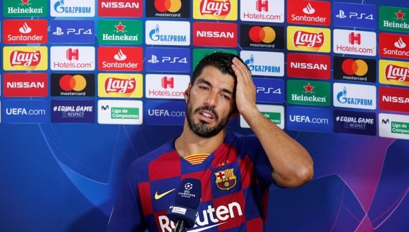 Luis Suárez marcó un gol en la derrota del Barcelona ante Bayern Munich. (Reuters)