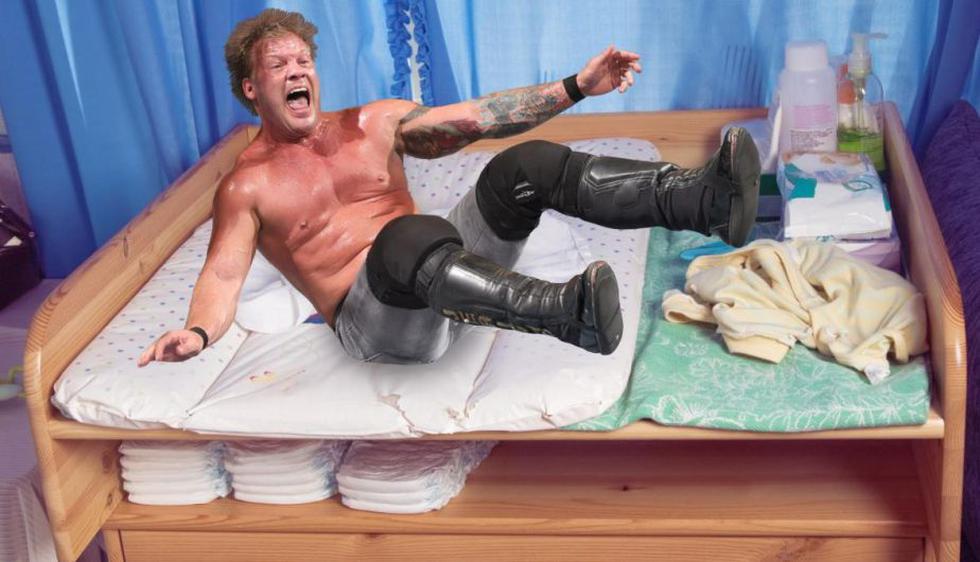 Chris Jericho perdió ante Dean Ambrose en la 'Lucha de Manicomio' en Extreme Rules. (WWE)