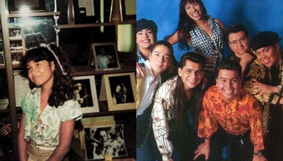 Selena y Los Dinos, la banda en la que estaba la Reina del Tex- Mex con sus hermanos. (Foto: Instagram)