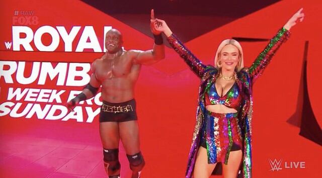 Bobby Lashley venció a Rusev con ayuda de Lana. (Foto: WWE)
