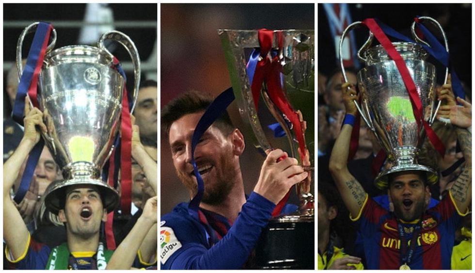 Barcelona y los jugadores con más títulos en la historia del club. (Getty)